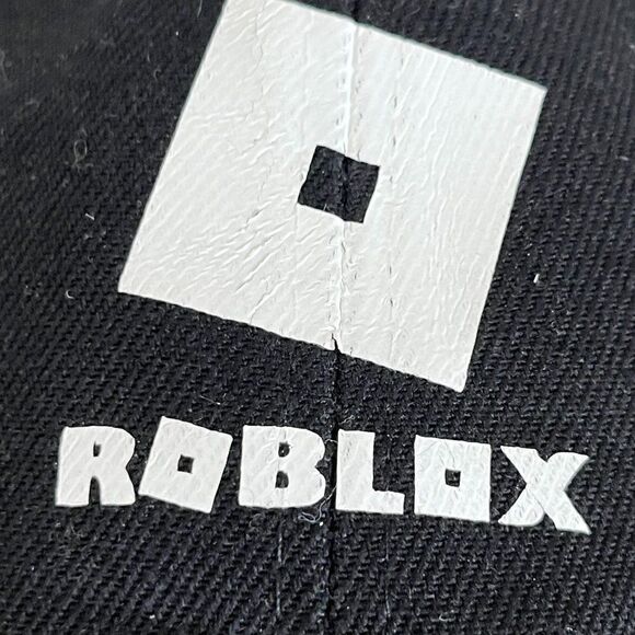 Mens Roblox Adjustable Cap Hat Mens White and Black - Picture 4 of 13